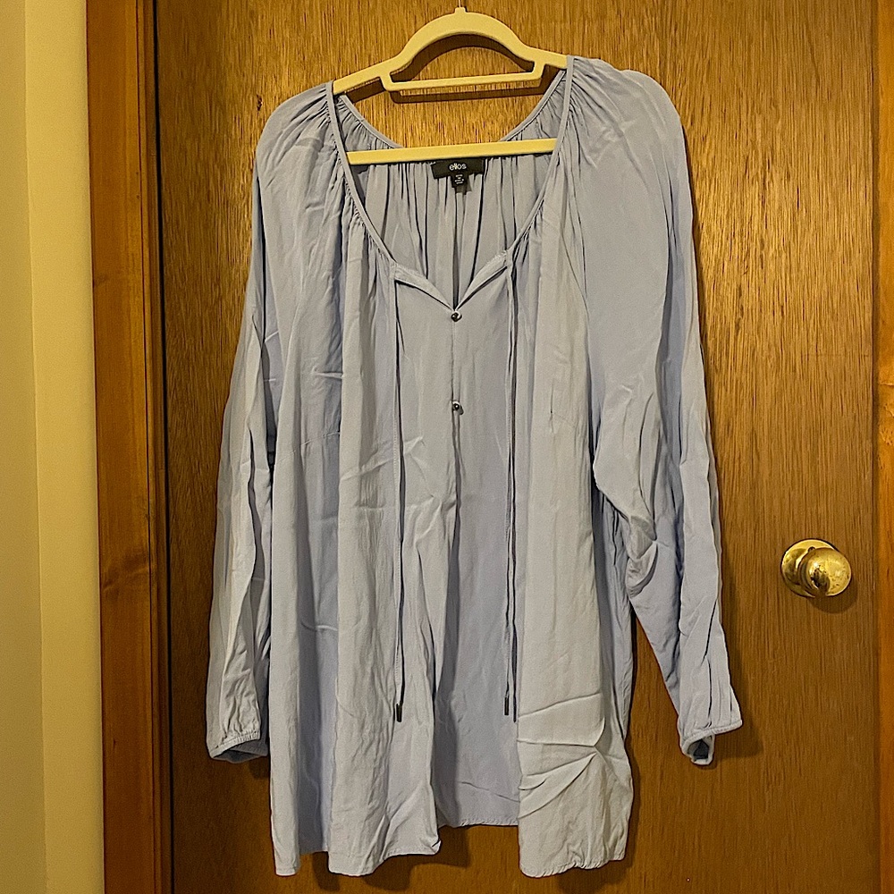 Ellos Plus Size Peasant Blouse